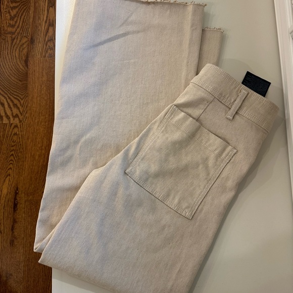 Zara Marine Denim Pants - Picture 3 of 4